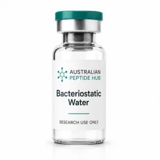 Bacteriostatic water vial for reconstituting research peptides